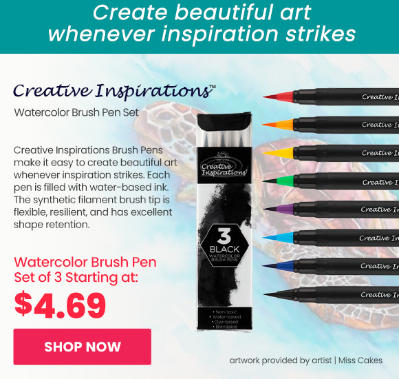 Creative Inspirations Watercolor Brush Pen Set