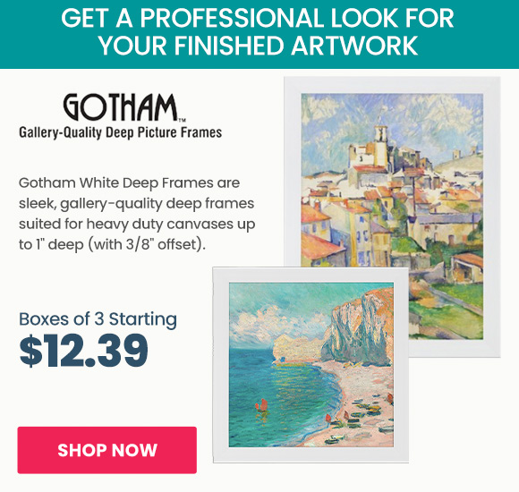 Gotham White Deep Gallery Frames