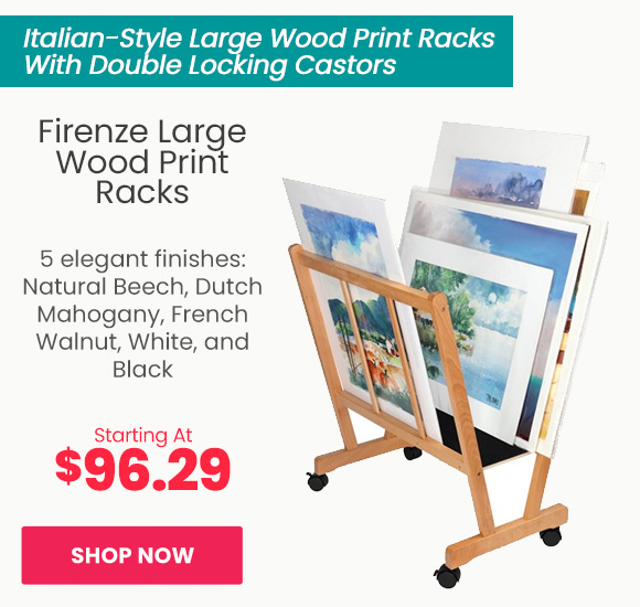 Firenze Large Wood Print Racks By Creative Mark