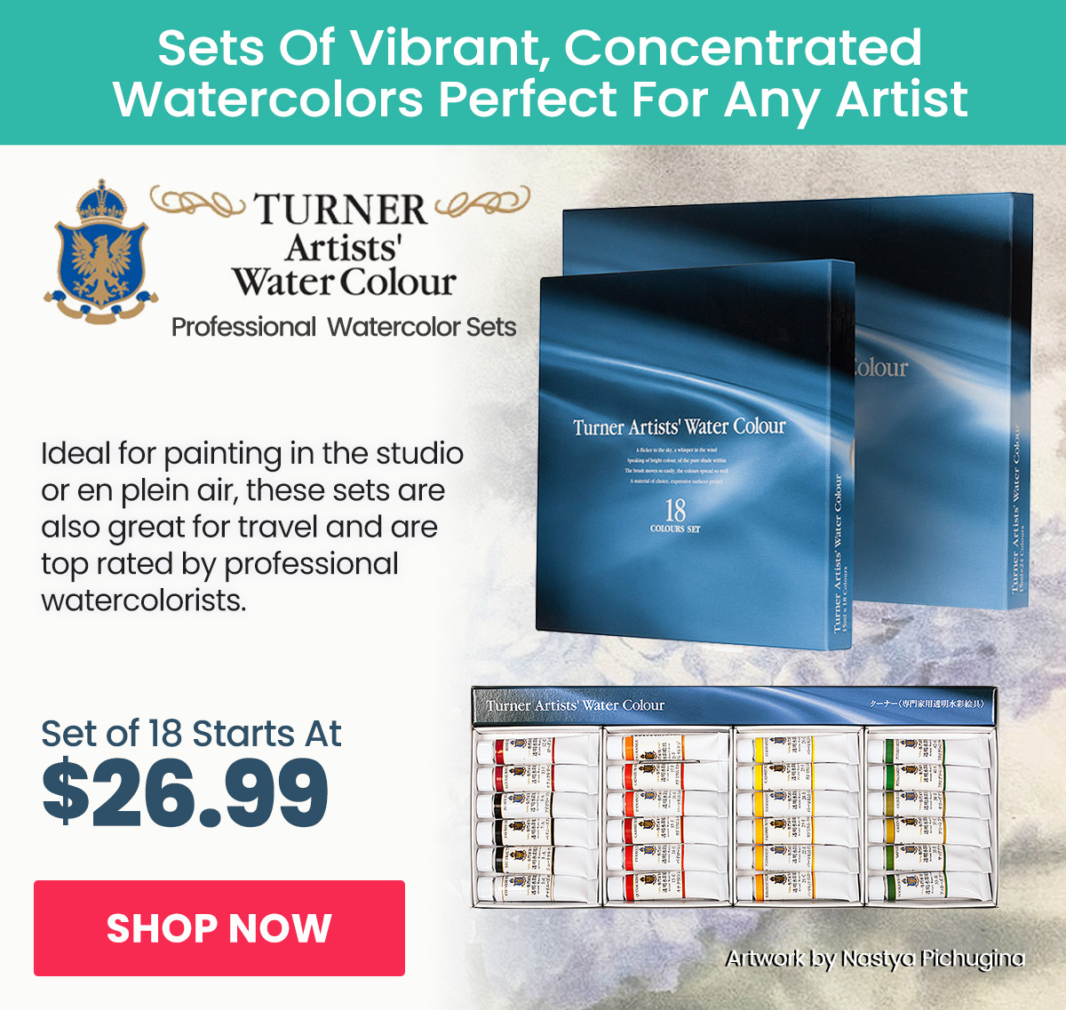 Turner Professional Artists' Watercolor Sets