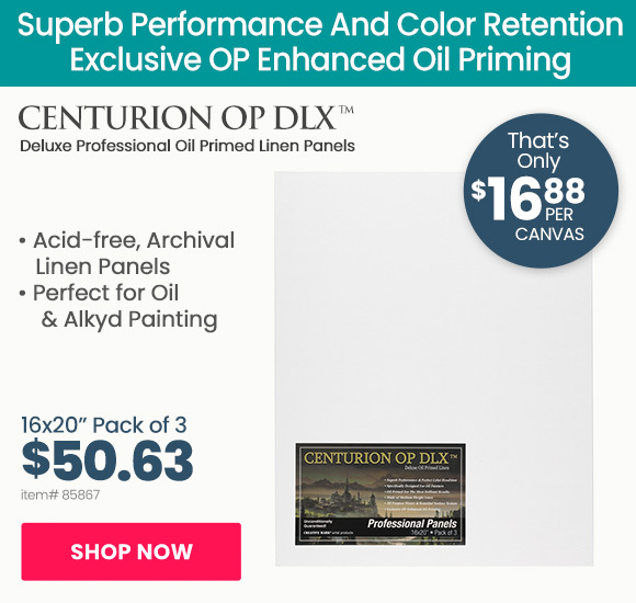 Centurion Deluxe Professional Oil Primed Linen Panels