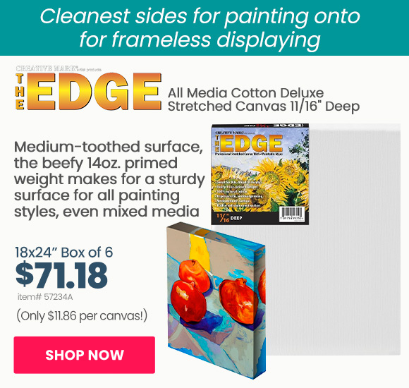 The Edge All Media Cotton Deluxe Stretched Canvas