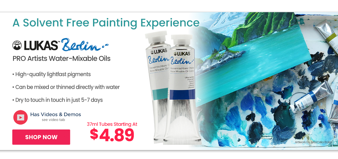 LUKAS Berlin Water Mixable Oil Colors