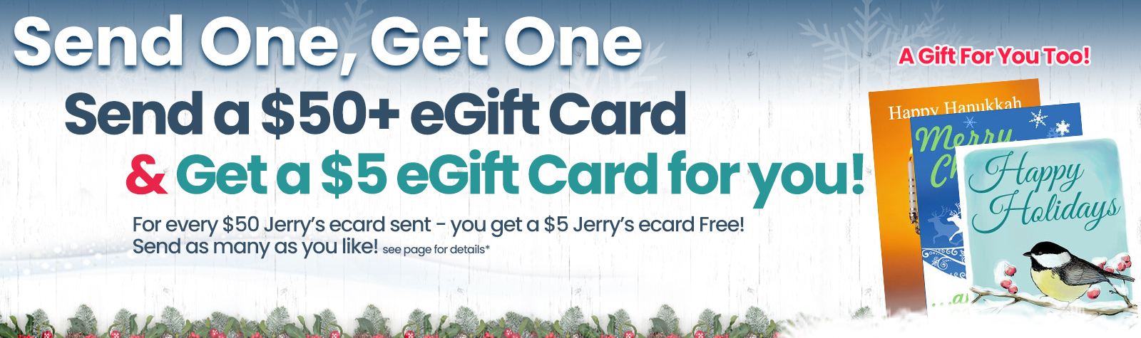Get a free Jerrys ecard