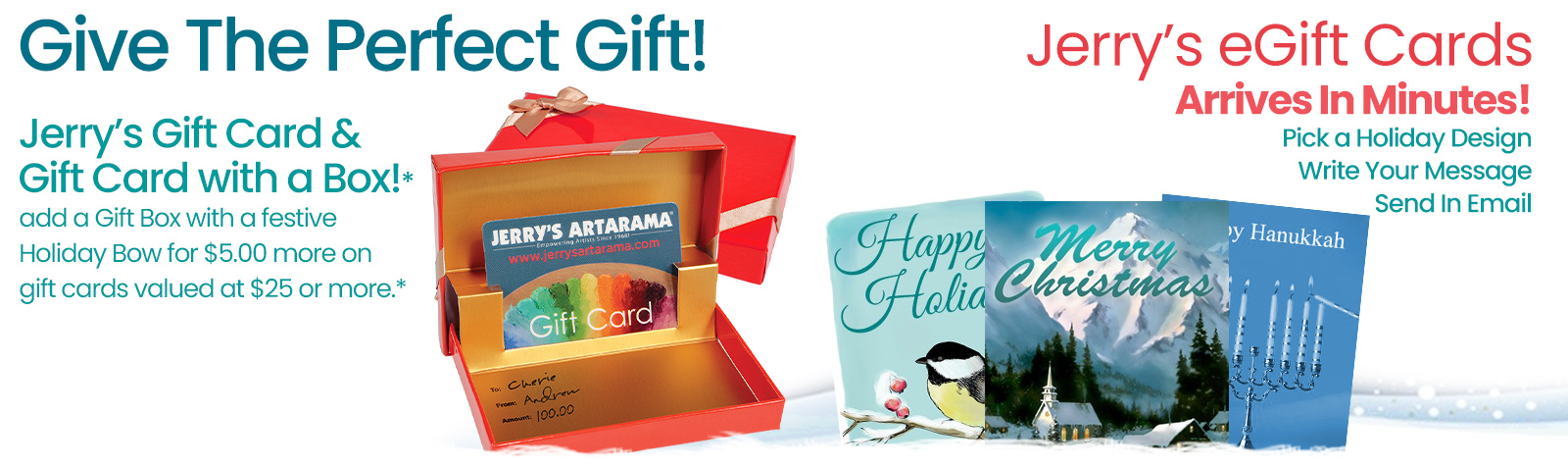Give or Get the Best to Inspire More Creativity - Shop Gift Cards & eGift Cards