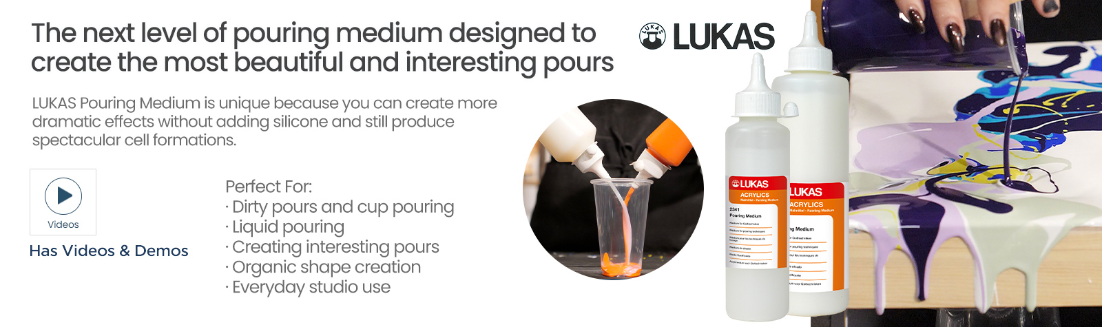 LUKAS Acrylic Pouring Mediums