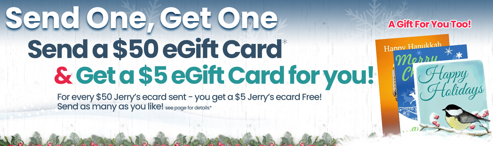 Get a free Jerrys ecard