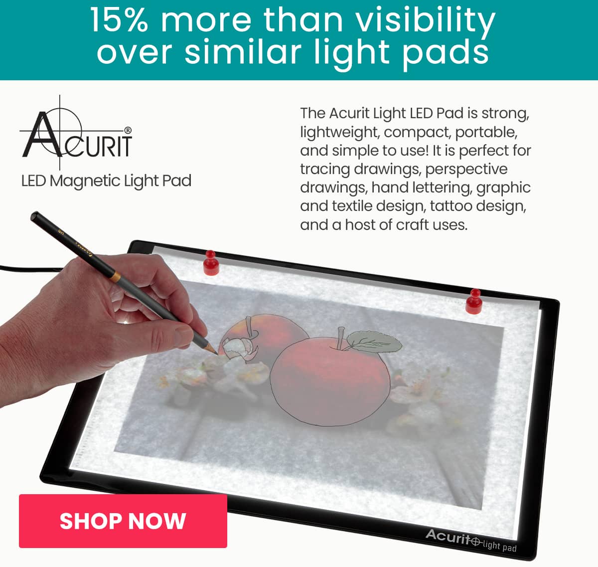 Acurit LED Magnetic Light Pad