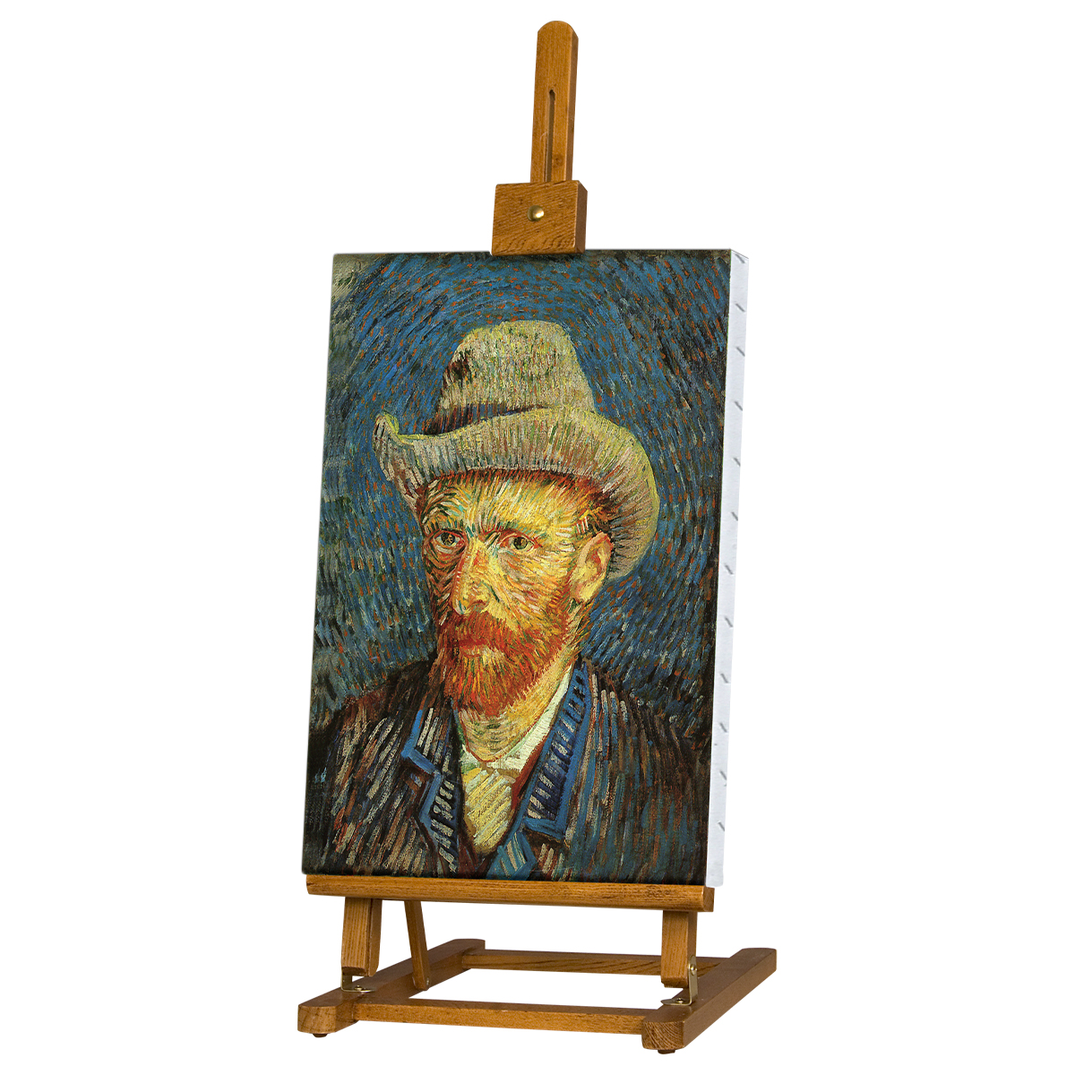 Van Gogh Table & Display Easel Walnut Finish
