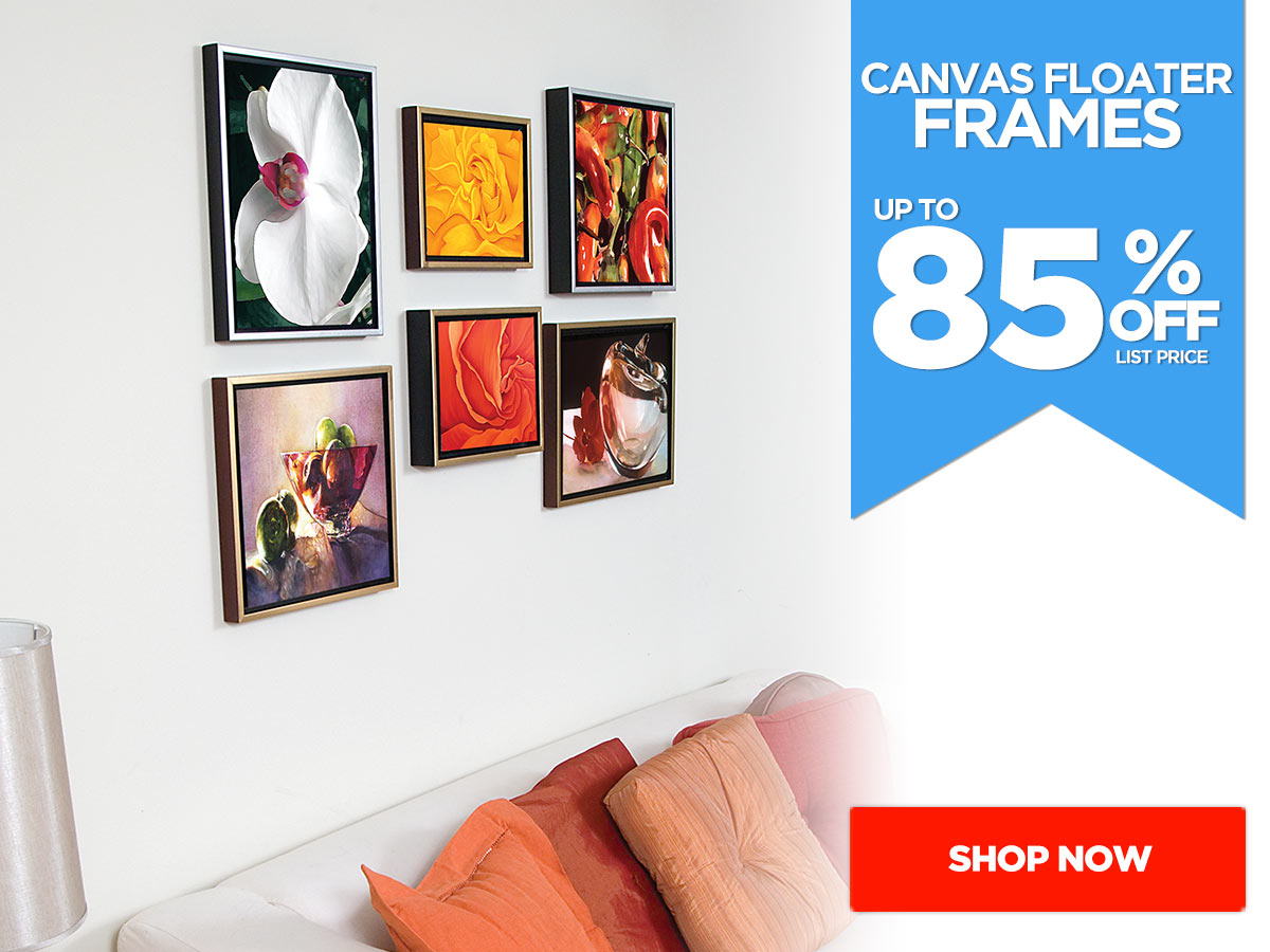 Canvas Floater Frames Up to 85% OFF