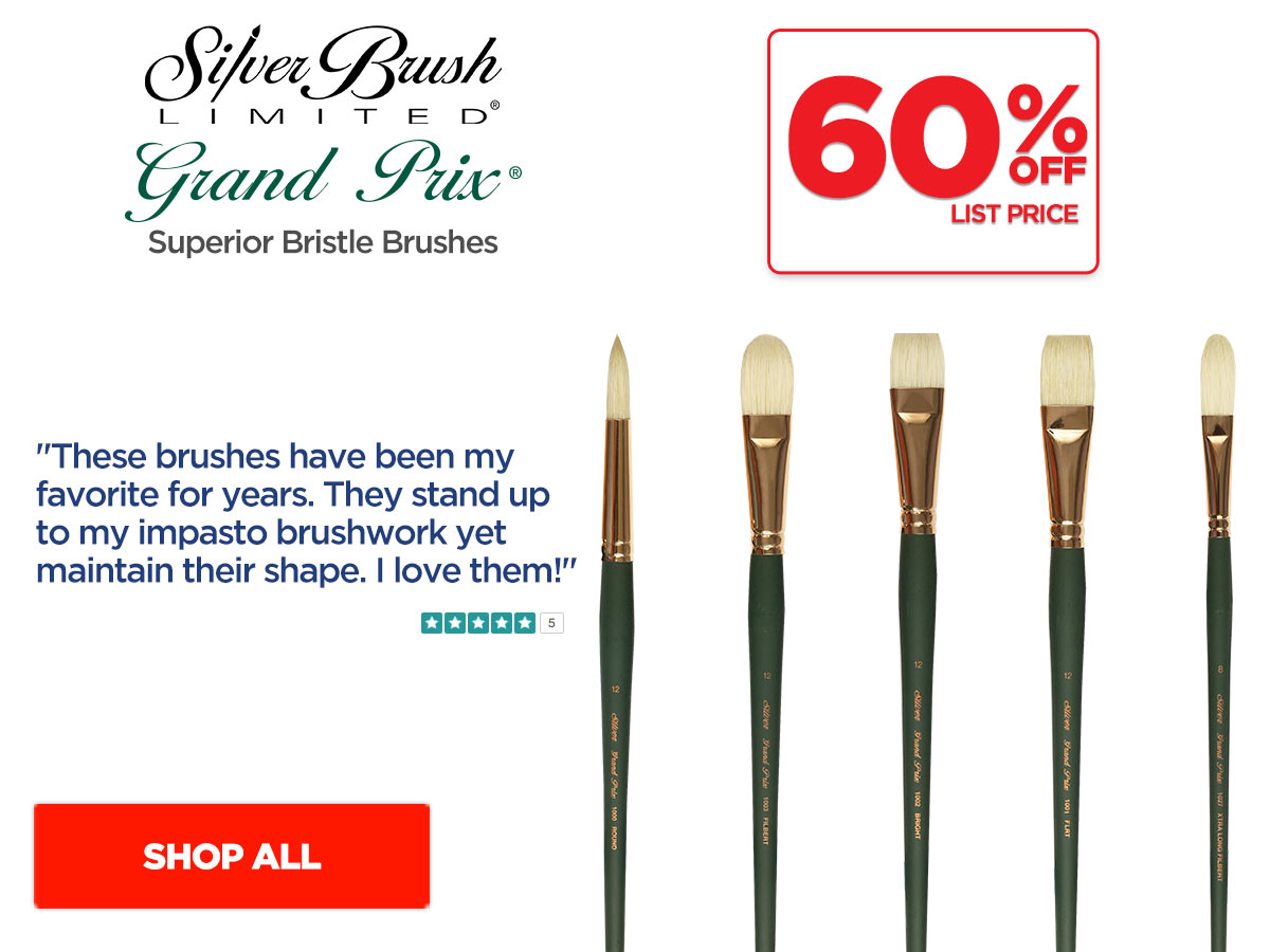 Silver Brush Grand Prix Superior Bristle Brushes