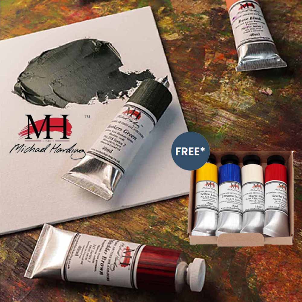 Michael Harding Artists' Oil Colors and Sets + Free Offer