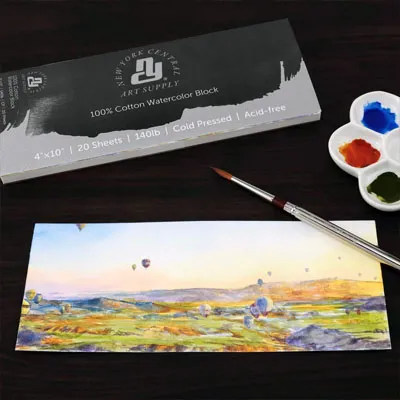 Shop New York Central® 100% Cotton Watercolor Blocks on Sale