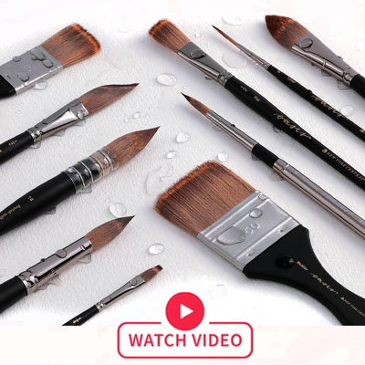 New York Central® Oasis Synthetic Premium Brushes