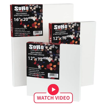 SoHo Urban Artist Heavyweight Stretched Cotton Canvas