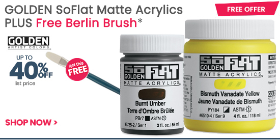 Golden SoFlat Matte Acrylics Sale + Free Offer