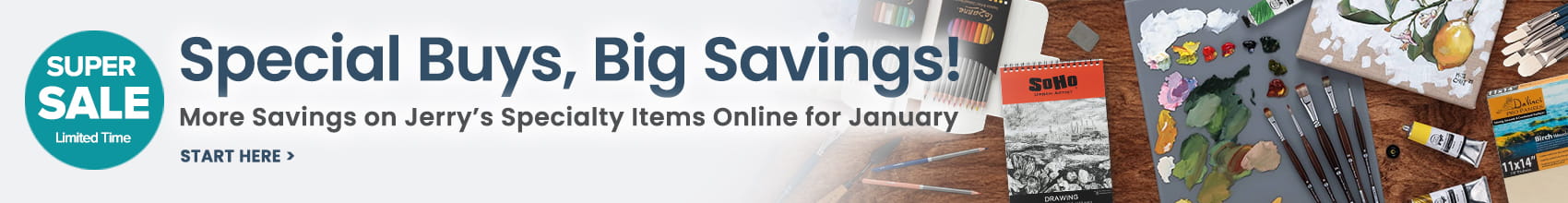 January Super Specials only at Jerry's