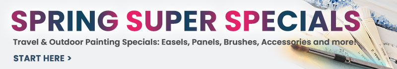 Springtime Specials On Travel Art Supplies
