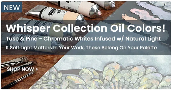 Tusc & Pine Whisper Collection artist oil paints soft light color palette