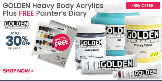 Golden Heavy Body Acrylic Paints + Free offer