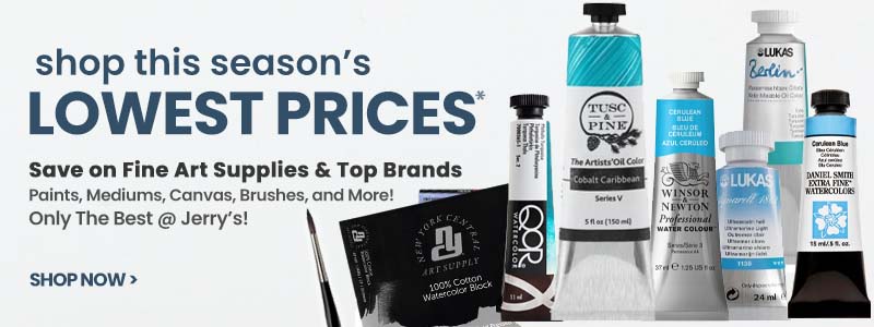 Lowest prices of the summer season on art supplies and frames