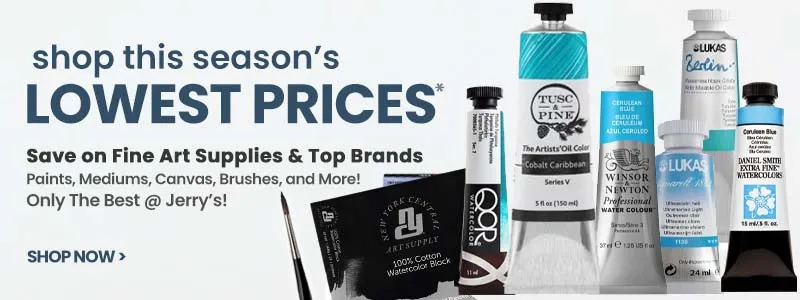 Lowest prices of the summer season on art supplies and frames