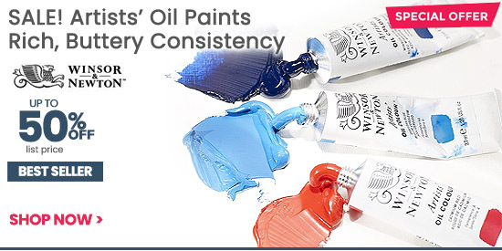 Winsor & Newton Artists' Oil Paints up to 50% off sale