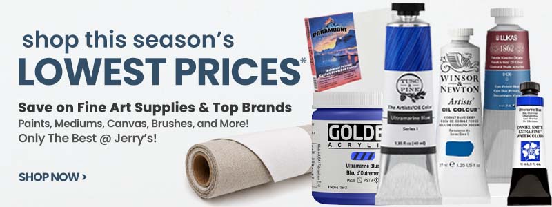 Lowest prices of the season on art supplies and frames