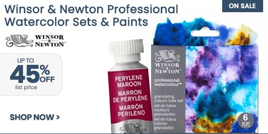 Winsor & Newton Watercolors 45% off List
