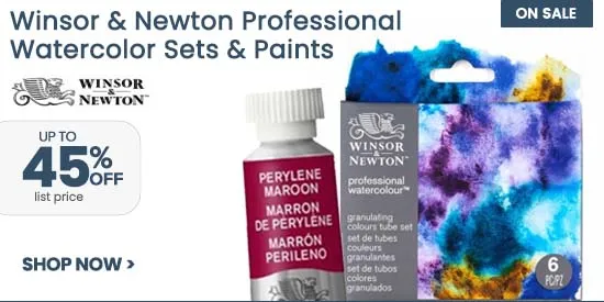 Winsor & Newton Watercolors 45% off List