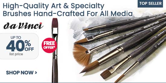 Free da Vinci Brush with purchases of da Vinci Brushes