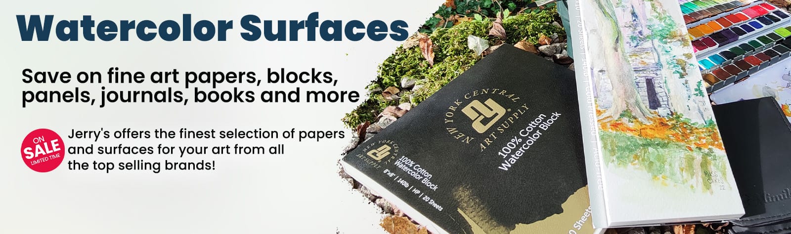 Great Savings on Watercolor Surfaces