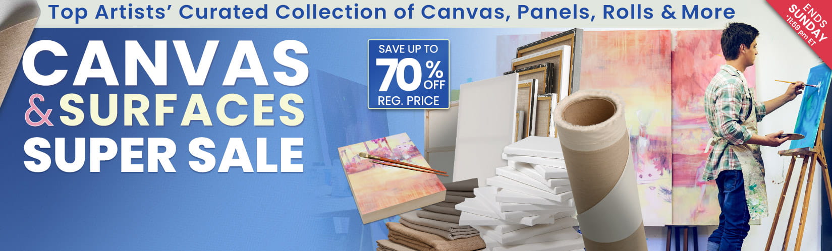 Ends Sunday - Canvas, Surfaces & More Super Sale