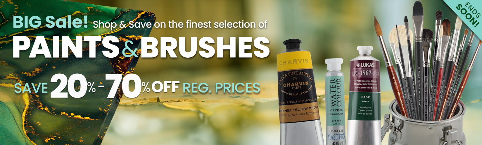 Shop Jerry's Paints & Brushes BIG Sale