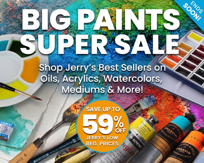 Big sale on all paints and more - up to 59 percent off regular prices 