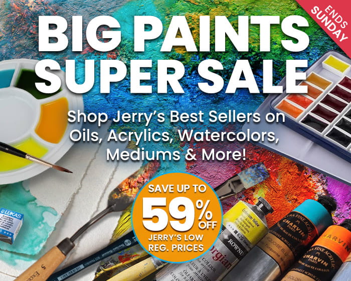 Big sale on all paints and more - up to 59 percent off regular prices 