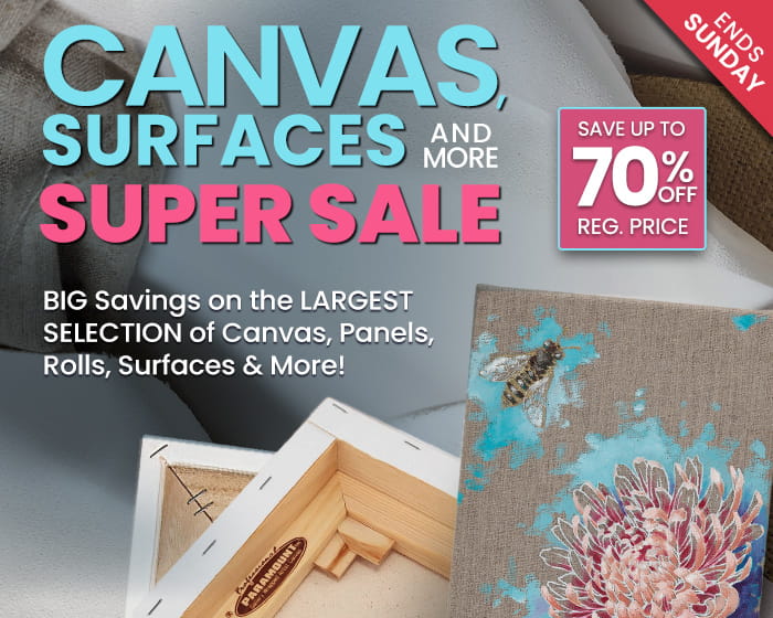 Shop Jerry's Canvas, surfaces and more super sale - up to 70 percent off reg. prices