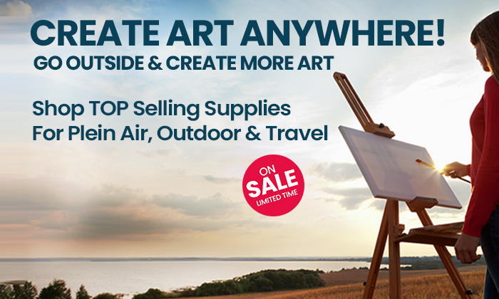 Create Art Anywhere - Top Selling Art Supplies for Plein Air, Outdoor and Travel