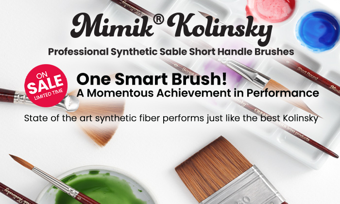 Shop Mimik Kolinsky Short Handle Brushes