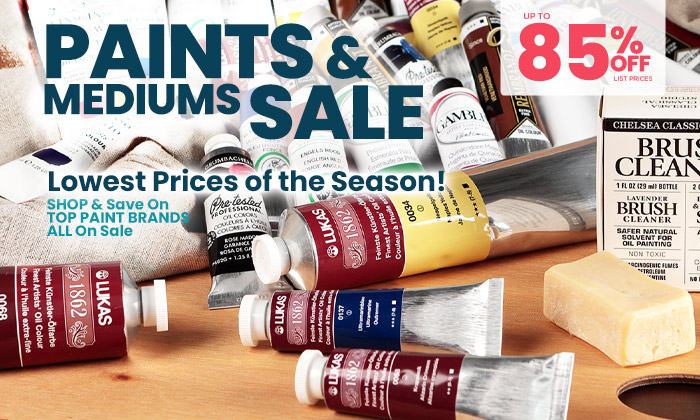 Paints and Mediums Sale