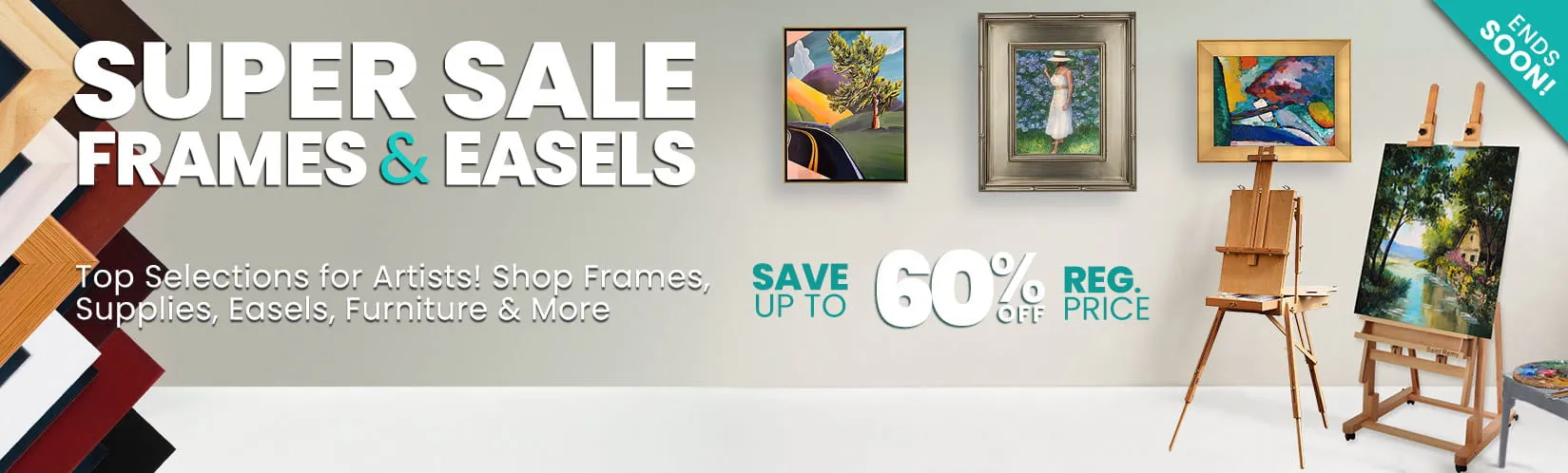 Frames and easels super sale - top selection for artist at great savings
