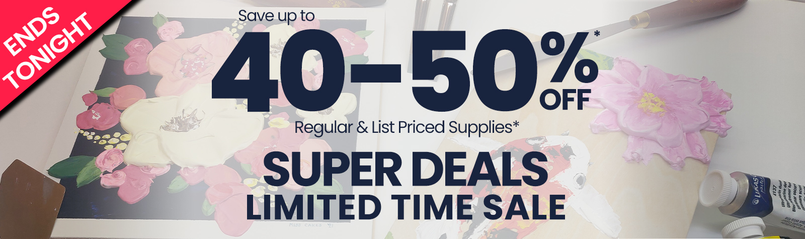 Save up to 50% Off Regular & List - Limited Time Sale
