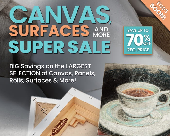 Shop Jerry's Canvas, surfaces and more super sale - up to 70 percent off reg. prices