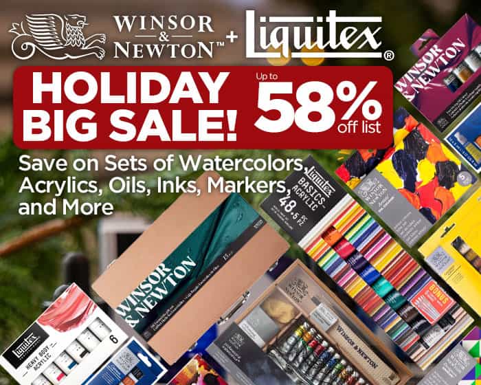 Shop Winsor & Newton + Liquitex Holiday BIG SALE - Up to 58% Off List