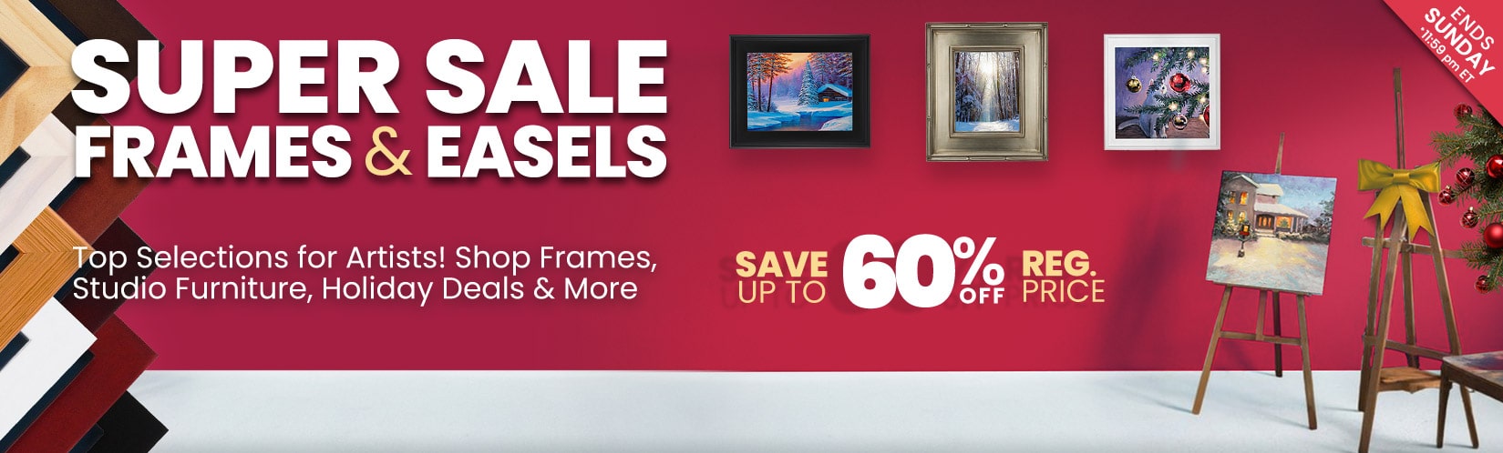 Super Sale on Frames & Easels - Up to 60% Off Reg. Price