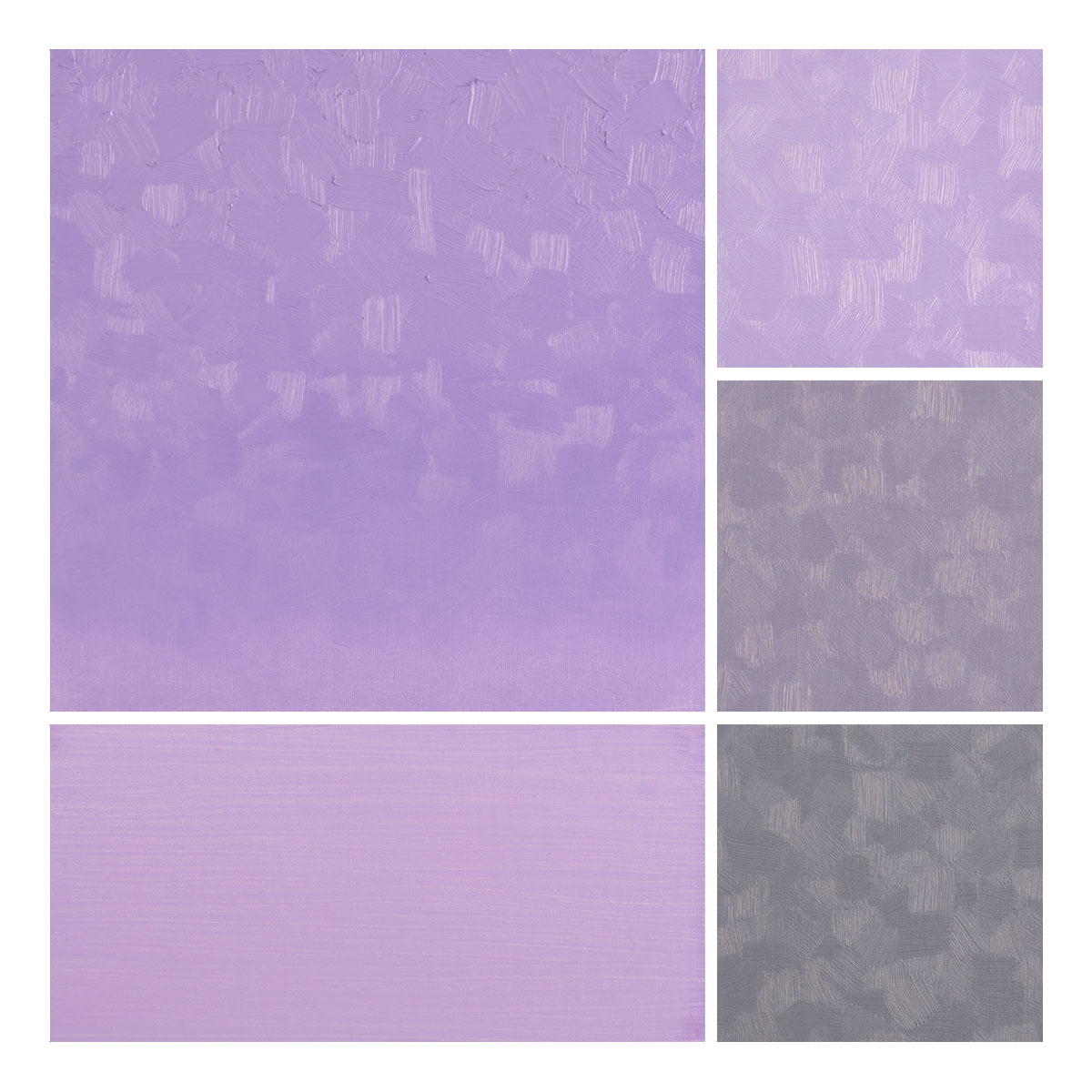 Luminous Violet artist oil color painted swatch