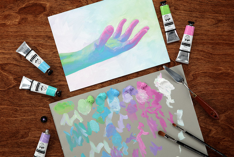 Tusc & Pine Artist Oil Paints Luminous Cool Colors