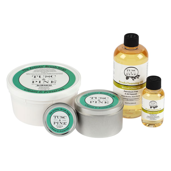 Tusc & Pine Brush Soap and Cleansing Oil