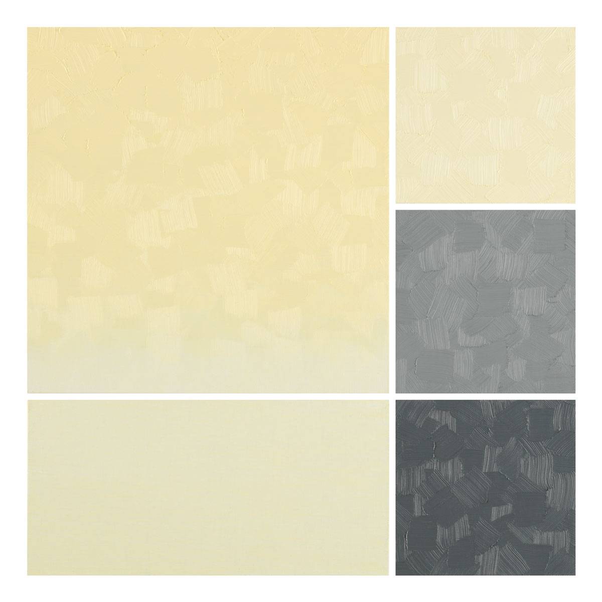 Whisper Gamboge artist oil color painted swatch