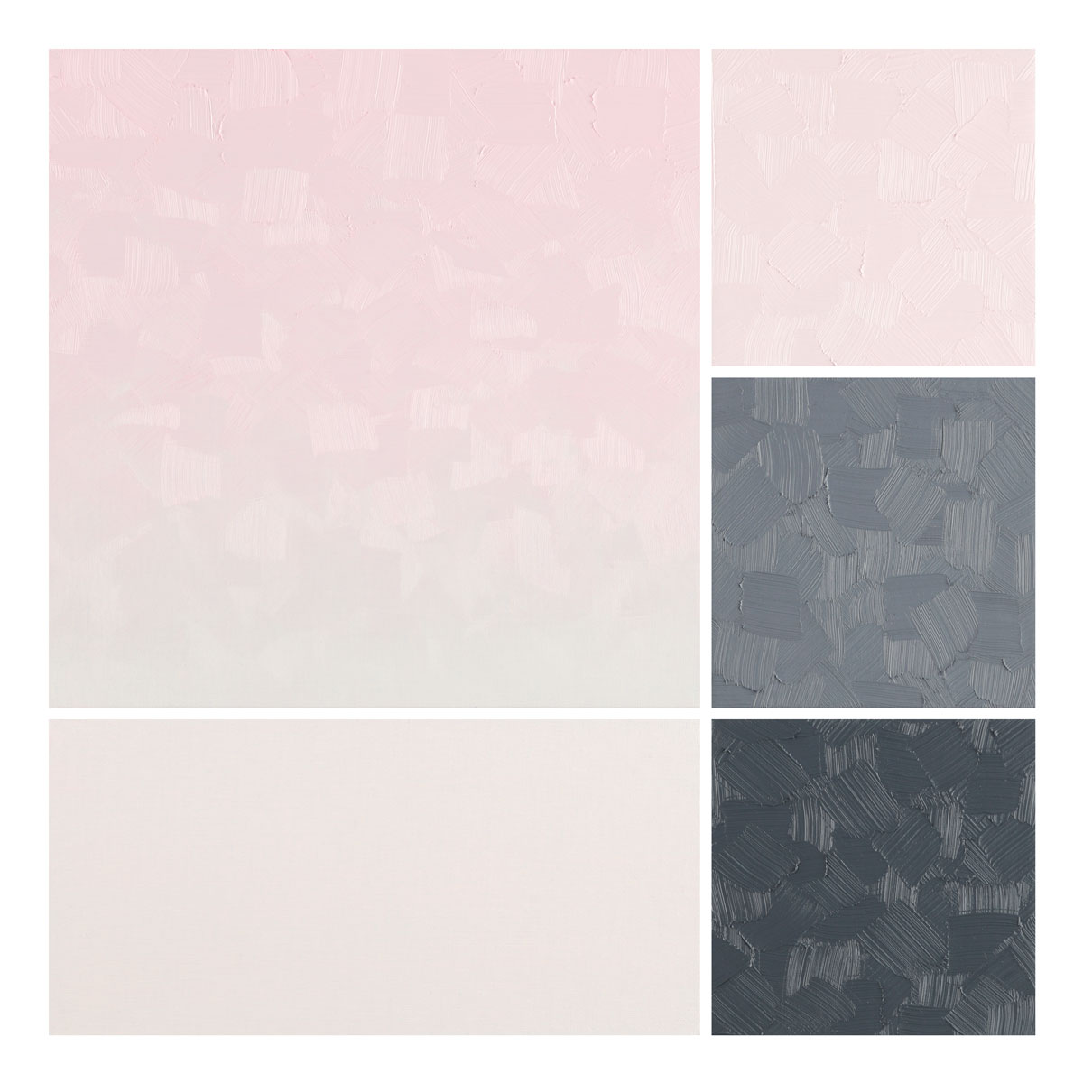 Whisper Rose artist oil color painted swatch